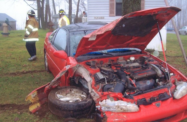 Auto accident, Cambridge Road north of Jacobs Road... 1/1/07