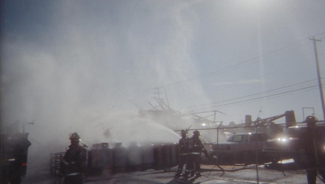 Explosion at AmeriGas, Route 772 in Leacock Twp. We assited with both Engines and the Tanker... 12/29/03