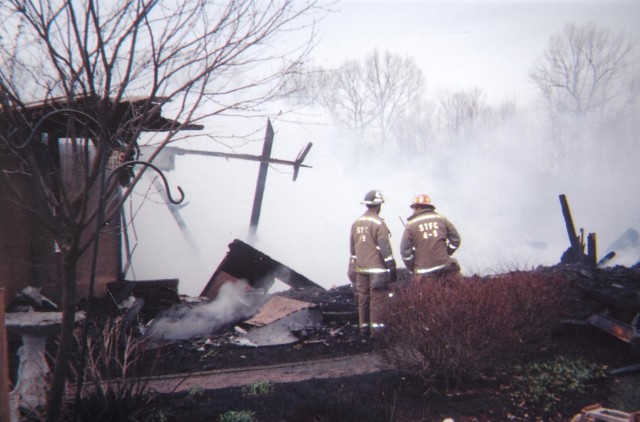 3 alarm house fire, Elwood Street in Salisbury Twp... 4/12/04