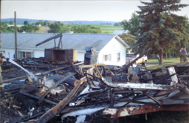 Garage Fire, Millwood Road... 7/3/05