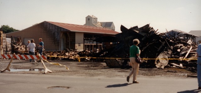 The day after the Musselman's lumberyard fire; June 1994. We assisted full company to New Holland at this fire.