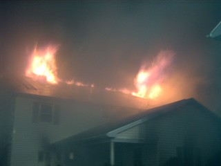 One person was killed in this house fire on Peters Road; we were assisted by numerous companies at the scene... 12/15/06 (Photo Courtesy Chris Kennedy,Gap FC)