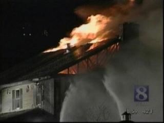 One person was killed in this house fire on Peters Road; we were assisted by numerous companies at the scene... 12/15/06 (Photo Courtesy WGAL TV)