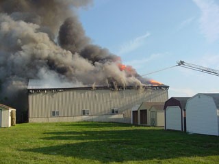 We assisted Kinzer FC on this 2 alarm fire on Route 30; 6/3/06 (Photo Courtesy Chris Kennedy,Gap FC)