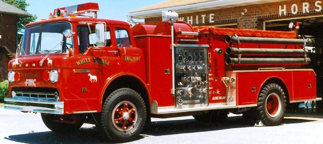 1979 Ford/Bean High Pressure 1000/1000 pumper. Served from 1979-1993. Designated as Engine 4-9-1 initally, moved to Engine 4-9-2 in the early 90's. This was the last unit on which we rode the tailboard. Rich Rudisill pic/Mattson Collection/firepics.net