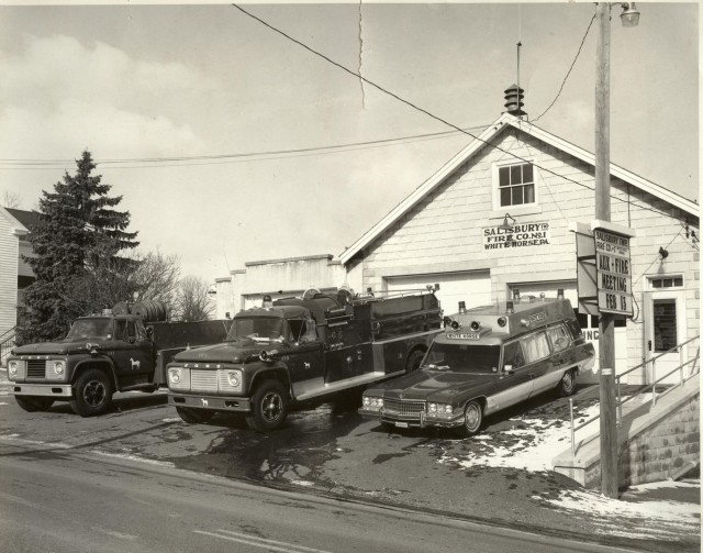 Late 1970's in front of old station... 1961 Tanker, 1967 Pumper, and 1973 Cadillac. Tanker had a 200 gal. pump & 1500 tank. Pumper had a 1000 gal. tank.