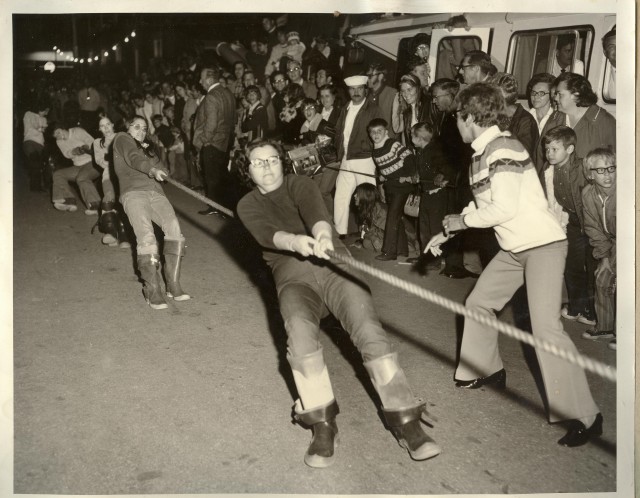 Ladies Auxiliary in the New Holland Tug-O-War... 1970's