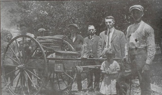 The chemical hand cart that was housed in Spring Garden during the early years of the Fire Company. (Photo Credit: William Miller, taken from &quot;A History of Salisbury Township&quot; by Joan Lorenz)